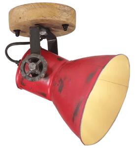 VidaXL Zidna svjetiljka 25 W pohabano crvena 11,5x11,5x25 cm E27
