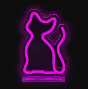 2Kids Toys - LED Neonska stolna dekoracija LED/5W/USB mačka