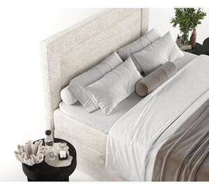 Krem boxspring krevet s prostorom za pohranu 140x200 cm Imagine – Maison de Rêve