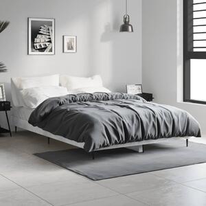 Okvir kreveta boja betona 120x190 cm od konstruiranog drva - Siva / 120 x 190 cm
