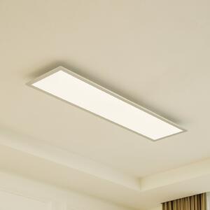 Arcchio LED panel Lyndra, 120 cm, srebrna, aluminij, prigušiva, CCT