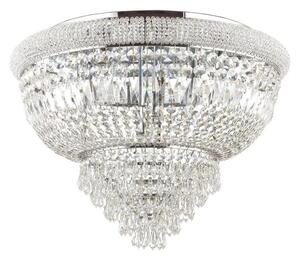 Ideal Lux - Kristalna stropna svjetiljka DUBAI 24xE14/28W/230V pr. 78 cm krom