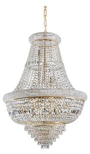 Ideal Lux - Kristalni luster na lancu DUBAI 24xE14/28W/230V pr. 80 cm zlatna