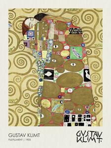 Reprodukcija Fulfillment (Lovers) 1905, Gustav Klimt