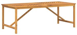 VidaXL Vrtni blagovaonski stol 200 x 90 x 74 cm masivno bagremovo drvo