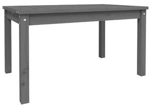 VidaXL Vrtni stol sivi 82,5x50,5x45 cm od masivne borovine