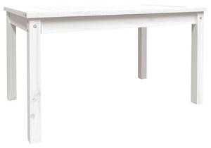 VidaXL Vrtni stol bijeli 82,5 x 50,5 x 45 cm od masivne borovine