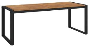 VidaXL Vrtni stol s U-nogama 200 x 90 x 75 cm od masivnog drva bagrema