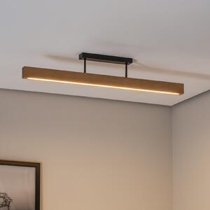 Teo LED drvena stropna svjetiljka, bor, 96 cm, 3000 K