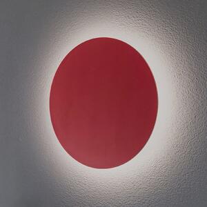 Orios Plus LED zidna svjetiljka, crvena, Ø 30 cm, čelik