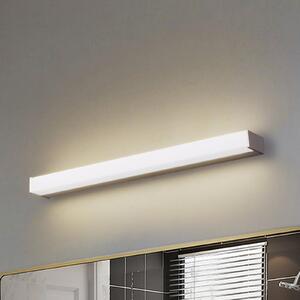Lindby LED zidna lampa Philippa, četvrtasta, 59 cm, u boji aluminija, IP44
