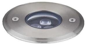 Ideal Lux - LED rasvjeta za kućni prilaz FLOOR LED/3W/230V pr. 9 cm CRI 90 IP67 krom