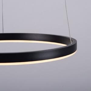 LED visilica Ritus, Ø 39,3cm, antracit