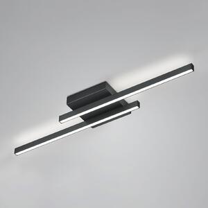 LED stropna svjetiljka Nuri gore/dolje 2 žarulje crna