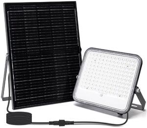 Aigostar - LED RGBW solarni reflektor 200W/3,4V IP66 s daljinskim upravljačem