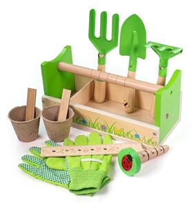Bigjigs Toys - Vrtlarski set u sanduku