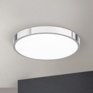Bully LED stropna svjetiljka, krom, Ø 28 cm