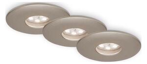 Briloner 7240-032 -SET 3xLED Ugrad. svj. za kup. ATTACH LED/1,8W/230V IP44 mat kr