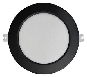 LED Ugradbena svjetiljka CIRCLE LED/12W/230V 4000K pr. 17 cm crna
