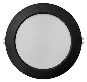 LED Ugradbena svjetiljka CIRCLE LED/18W/230V 4000K pr. 22 cm crna