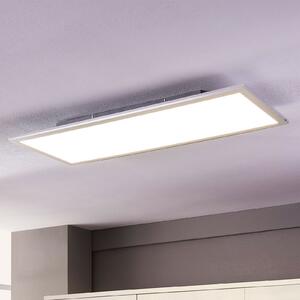 Lindby LED panel Livel, set od 2 komada, 4000 K, 80 x 30 cm, srebrna