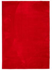 VidaXL Tepih HUARTE kratkih vlakana mekani i perivi crveni 140x200 cm