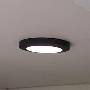 LED vanjska stropna svjetiljka Kayah, IP54, Ø 30 cm, antracit