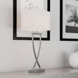 By Rydéns Omega stolna lampa krom/bijela visina 52 cm
