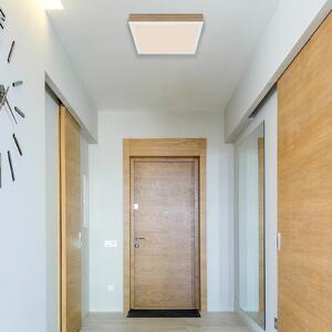 Doro LED stropna lampa, dužina 30 cm, tamno drvo, drvo
