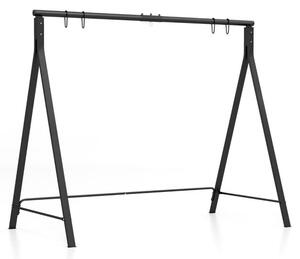 Gugalna konstrukcija od metala s 5 vješalica, gugalica stalak, dim. 210 x 115 x 175 cm