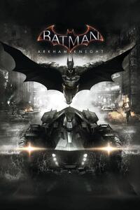 Umjetnički plakat Batman Arkham Knight - Batmobile, (26.7 x 40 cm)