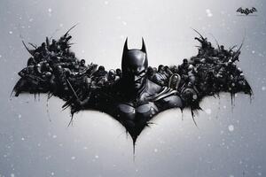 Ilustracija Batman Arkham Origins - Logo, (40 x 26.7 cm)