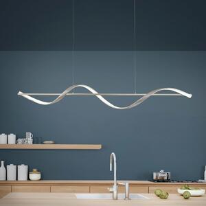 Q-Smart-Home Paul Neuhaus Q-Swing LED viseća svjetiljka, čelik, prigušiva, Metalik, Dnevni boravak/blagovaonica, Metal