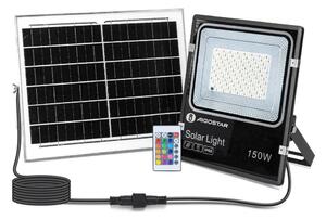 Aigostar - LED RGB Prigušivi solarni reflektor LED/150W/3,2V IP66 + DU