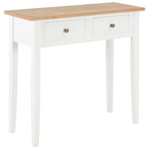 VidaXL 280053 Dressing Console Table White 79x30x74 cm Wood