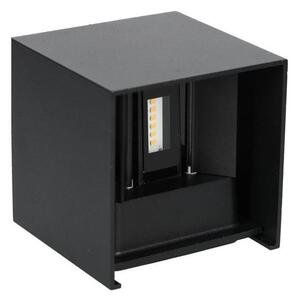 LED Vanjska zidna svjetiljka QUERK 2xLED/3W/230V 3000K IP54 crna