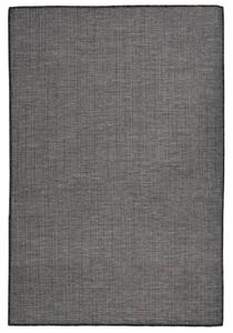 VidaXL Vanjski tepih ravnog tkanja 120 x 170 cm sivi