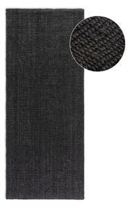 Crna staza jutenia 80x200 cm Bouclé – Hanse Home