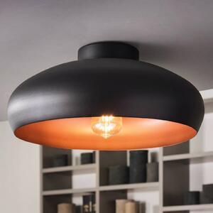 Mogano plafonjera od metala, Ø40cm, crna