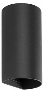 FARO 40539 - Zidna svjetiljka SOLE 2xGU10/8W/230V crna okrugli