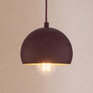 Luminex Sool viseća lampa, tamnocrvena, Ø 15 cm, 1 žarulja, metal, E27, prigušiva, Crvena, Dnevni boravak/blagovaonica, Metal