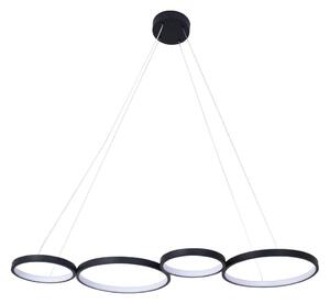 LED Luster na sajli FLAMENCO LED/42W/230V 4000K crna