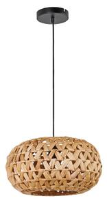 Luster na sajli HOSHI 1xE27/20W/230V pr. 38 cm konoplja