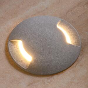 LED ugradna podna svjetiljka Ceci 120-2L siva CCT