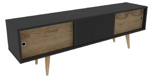 Zondo.hr TV ormarić Ecranissa (antracit + hrast). Akcija -31%. 1107289