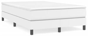 Krevet box spring s madracem bijeli 120x190 cm od umjetne kože - Bijela / 120 x 190 cm
