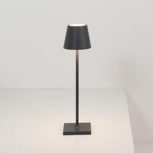 Mikro baterijska lampa Zafferano Poldina, IP65 crna