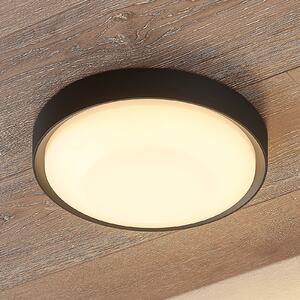 Lucande Lare LED vanjska stropna svjetiljka, Ø 25 cm