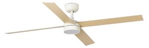 FARO 34355-1TW - LED Prig. str. vent. RUDDER L 20W/230V bijela/bež pr. 132 cm+DU