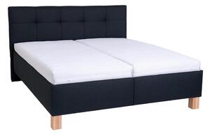 Tapecirani krevet s prostorom za pohranu bez madraca MARIA 160x200 cm antracit